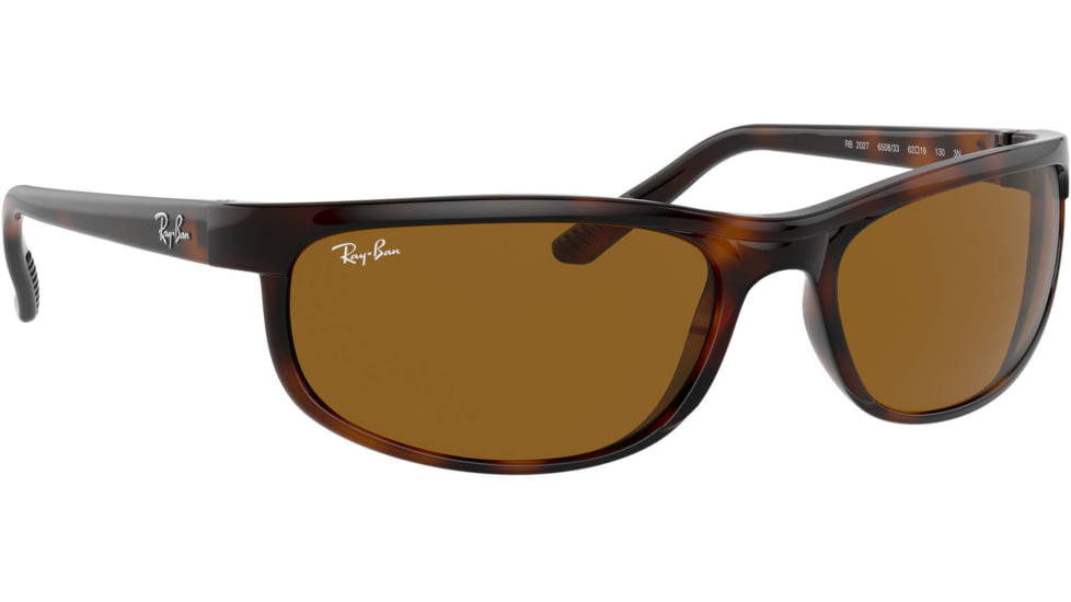Ray-Ban Predator 2 RB2027 Sunglasses, Dark Havana, 62, RB2027-650833-62