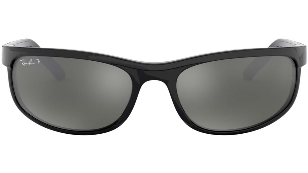 Ray-Ban RB 2027 Sunglasses, Styles Black Frame / Polarized Crystal Mirror Gray Lenses, 601-W1-6200