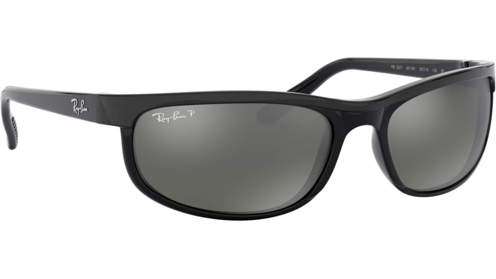 Ray-Ban RB 2027 Sunglasses, Styles Black Frame / Polarized Crystal Mirror Gray Lenses, 601-W1-6200