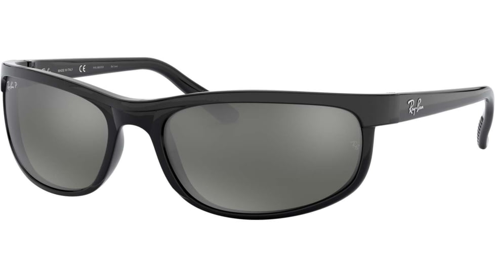 Ray-Ban RB 2027 Sunglasses, Styles Black Frame / Polarized Crystal Mirror Gray Lenses, 601-W1-6200