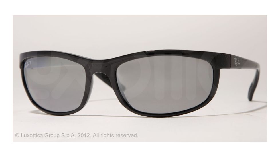 Ray Ban RB 2027 Sunglasses Styles Black Frame / Polarized Gray Mirror Silver Polar Lenses, 601-82-6200