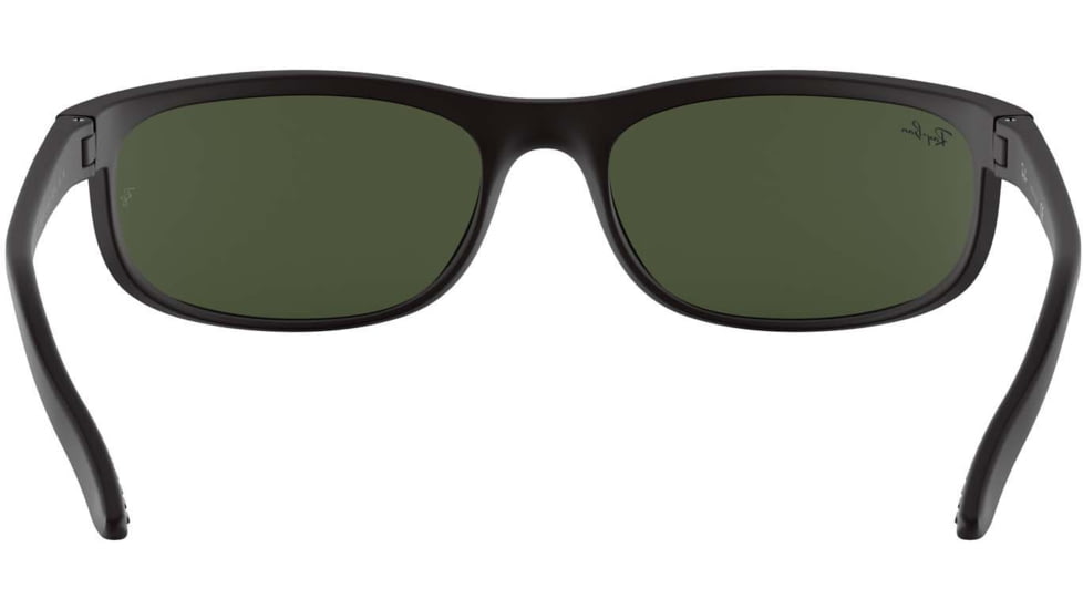 Ray-Ban RB 2027 Sunglasses, Styles Black/Matte Black Frame / Crystal Green Lenses, W1847-6200