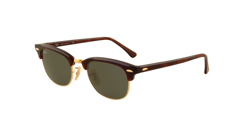 Ray-Ban RB2156 Bifocal Sunglasses - Red Havana Frame / 49 mm Prescription Lenses, 990-4921