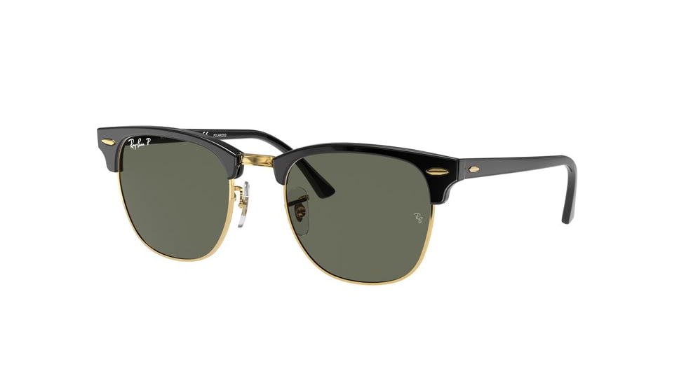 Ray-Ban RB 3016 Sunglasses Black Frame / Crystal Green Polarized 49 mm Diameter Lenses, 901-58-4900