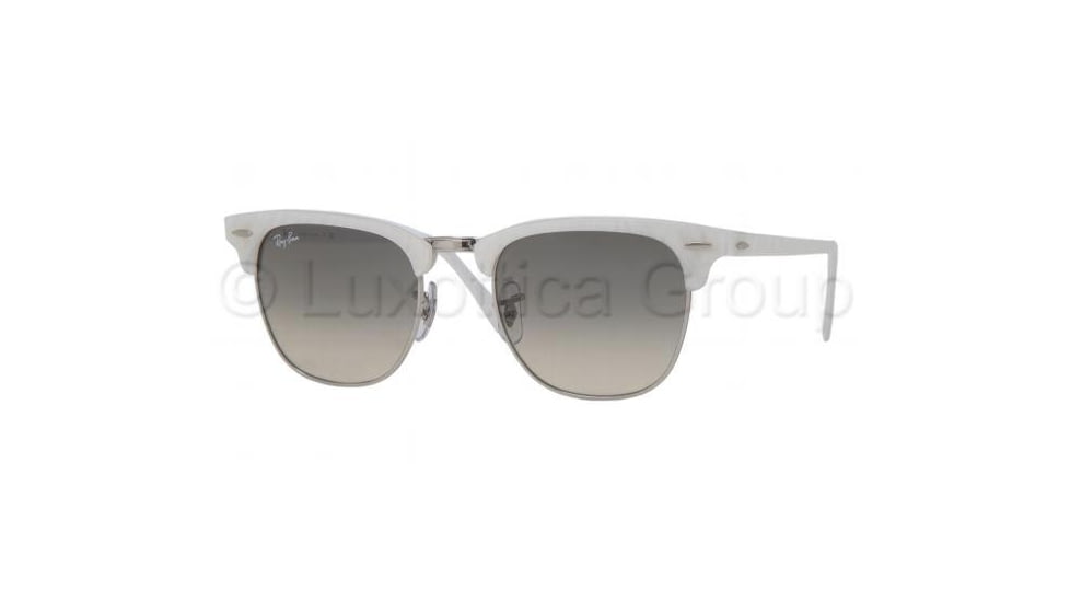 Ray-Ban RB 3016 Sunglasses Styles - Top White On Black Crystal Gray Gr Frame / 49 mm Diameter Lenses, 988-32-4921