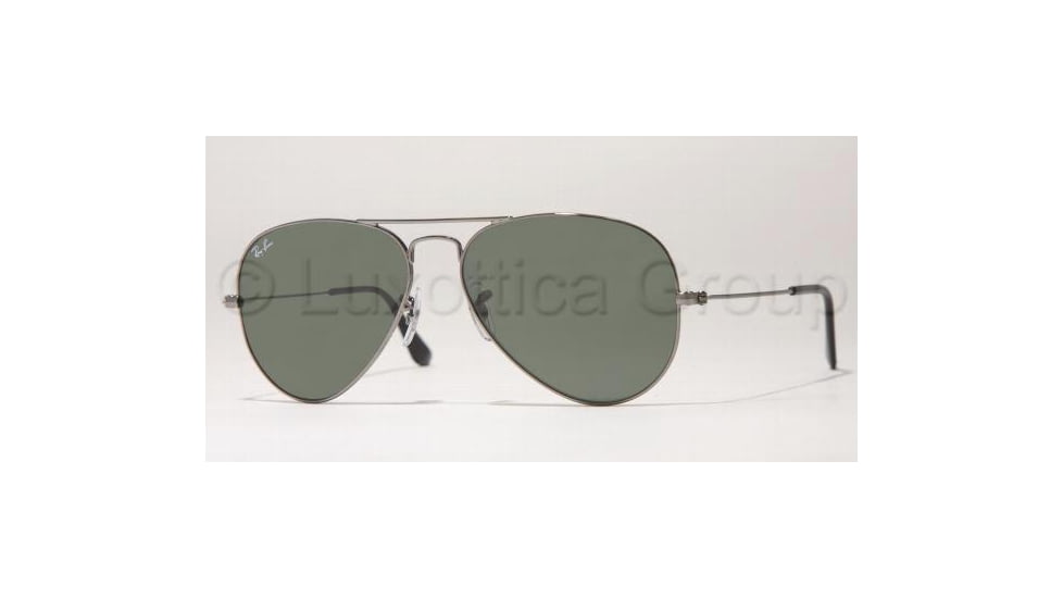 Ray-Ban RB3025 SV Prescription Sunglasses, Gunmetal Frame, 55 mm Prescription Lenses, W3236-5514