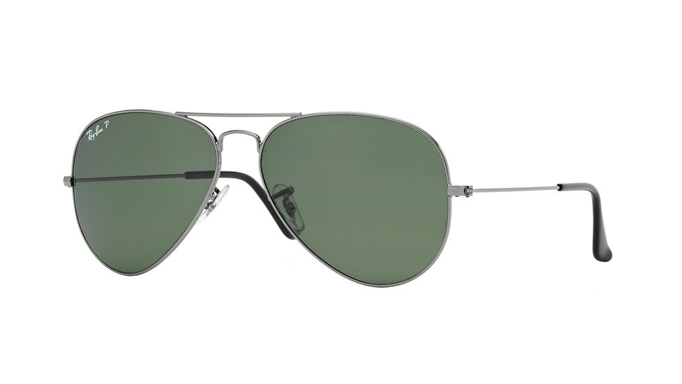 Ray-Ban Aviator Large Metal Prescription Sunglasses RB3025 RB3025-004-58-58 - Lens Diameter 58 mm, Frame Color Gunmetal