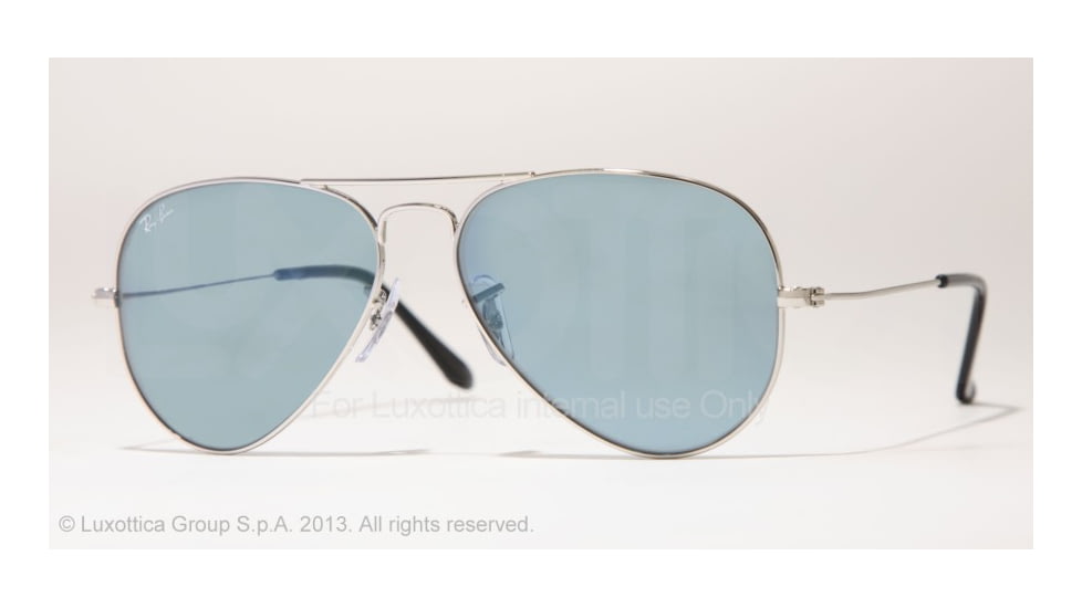 Ray-Ban RB3025 SV Prescription Sunglasses, Silver Frame, 58 mm Prescription Lenses, W3171-5814