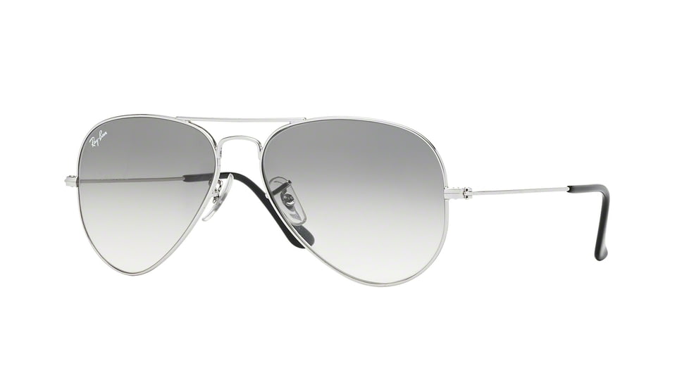 Ray-Ban Aviator Large Metal Prescription Sunglasses RB3025 RB3025-003-32-5514 - Frame Color Silver, Lens Diameter 55 mm