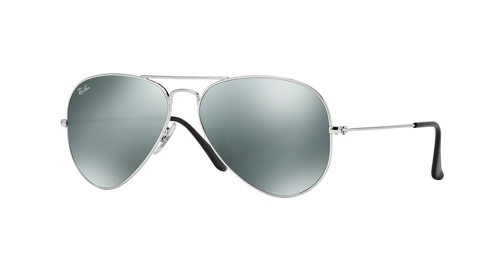Ray-Ban Aviator Large Metal Prescription Sunglasses RB3025 RB3025-W3277-5814 - Lens Diameter 58 mm, Frame Color Silver
