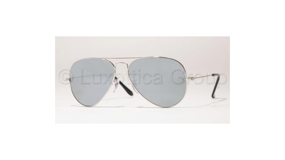 Ray-Ban Aviator Large Metal Prescription Sunglasses RB3025 RB3025-W3275-5514 - Lens Diameter: 55 mm, Frame Color: Silver