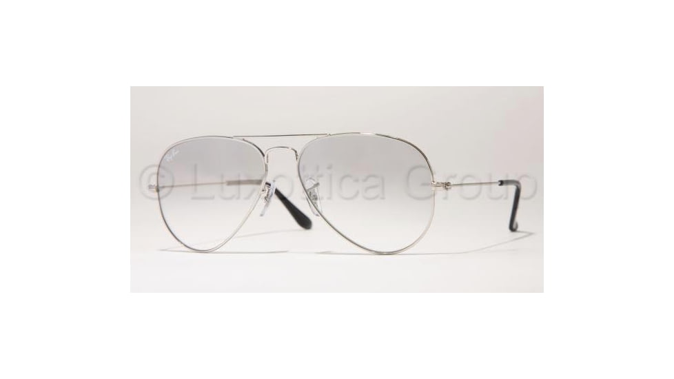 Ray-Ban Aviator Large Metal Prescription Sunglasses RB3025 RB3025-003-3G-5814 - Lens Diameter: 58 mm, Frame Color: Silver