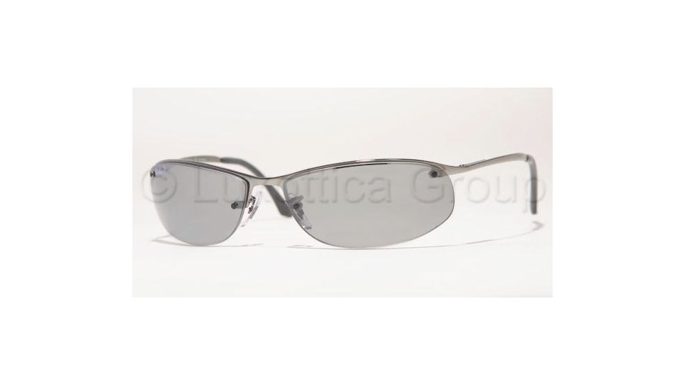 Ray-Ban Top Bar RB3179 Sunglasses with No-Line Progressive Rx Prescription Lenses RB3179-004-82-6315 - Lens Diameter: 63 mm, Frame Color: Gunmetal