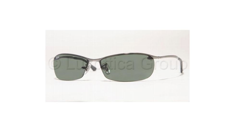 Ray-Ban RB 3186 Sunglasses Styles - Gunmetal Frame / Green Lenses, 004-71-6315