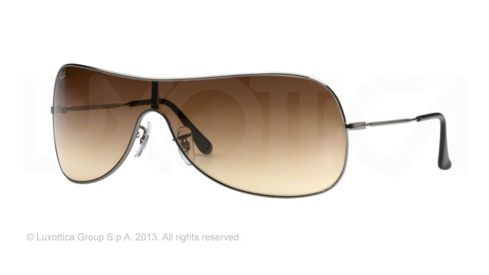 Ray-Ban RB3211 Single Vision Prescription Sunglasses RB3211-004-13-32 - Lens Diameter 132 mm, Lens Diameter 32 mm, Frame Color Gunmetal