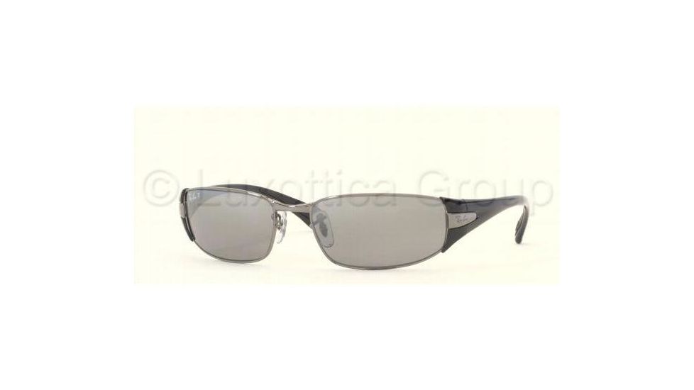 Ray-Ban RB 3261 Sunglasses Styles - Gunmetal Frame / Polarized Gray Mirror Silver Grad. Lenses, 004-82-5817
