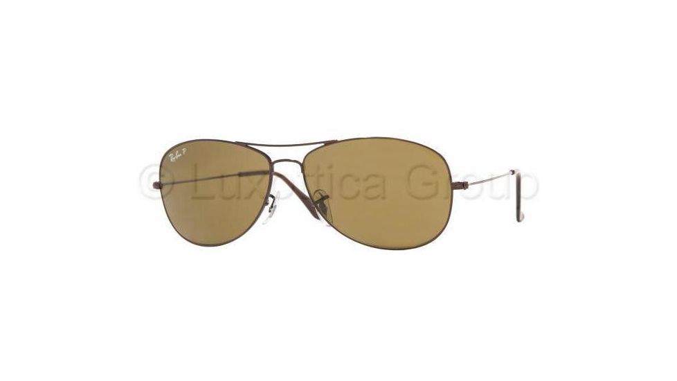Ray-Ban Cockpit Prescription Sunglasses RB3362 RB3362-014-57-5914 - Lens Diameter: 59 mm, Frame Color: Brown