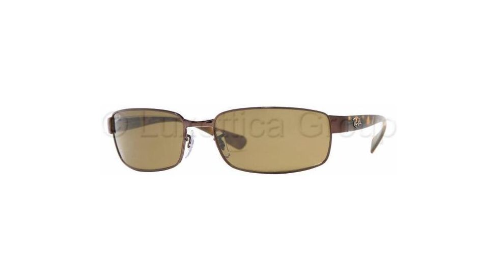 Ray-Ban RB3364 Sunglasses, 62mm, Brown Frame, Brown Lens, Polarized 014-57-6217