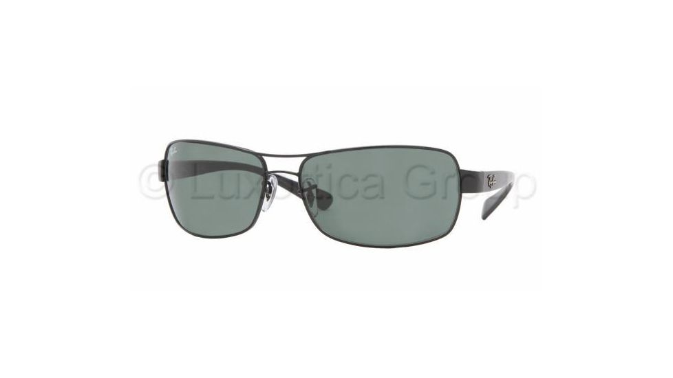 Ray-Ban RB3379 Progressive Sunglasses - Black Frame / 64 mm Prescription Lenses, 002-6415