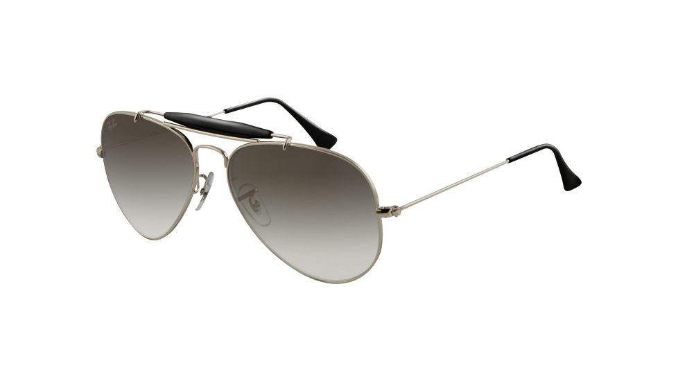 Ray-Ban RB3407 Progressive Sunglasses - Silver Frame / 58 mm Prescription Lenses, 003-32-5814