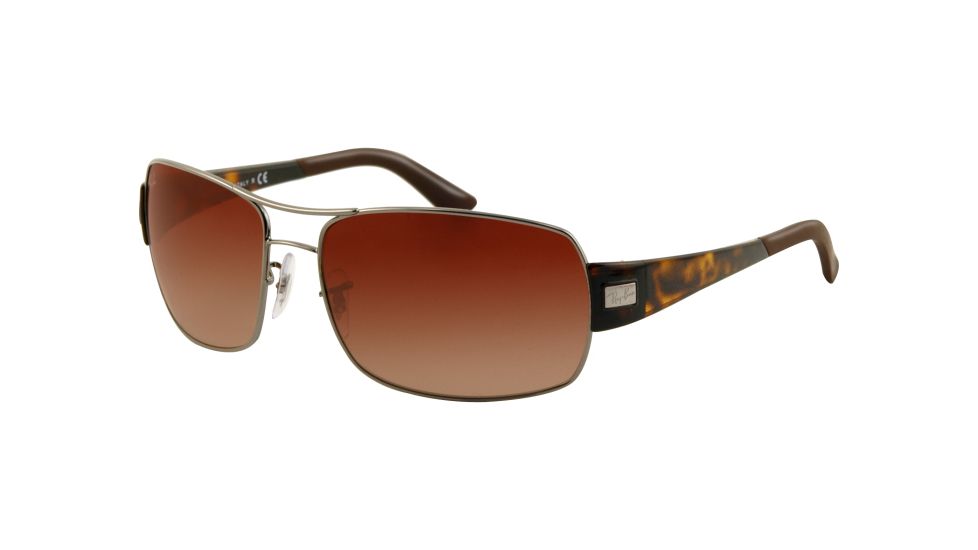 Ray-Ban RB3426 Bifocal Sunglasses - Gunmetal Frame / 61 mm Prescription Lenses, 004-13-6116