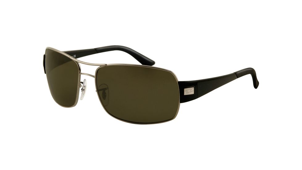 Ray-Ban Bifocal Sunglasses RB3426 with Lined Bi-Focal Rx Prescription Lenses RB3426-004-71-6116 - Lens Diameter: 61 mm, Frame Color: Gunmetal