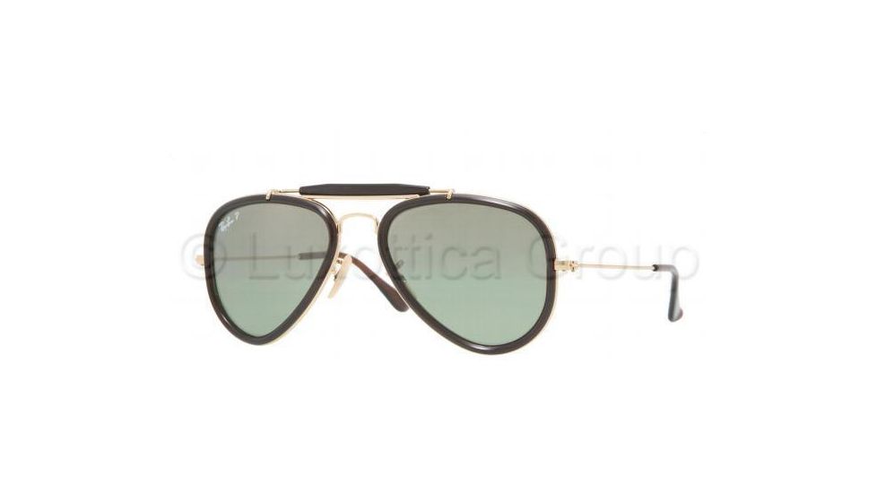 Ray-Ban Road Spirit RB3428 Sunglasses with No-Line Progressive Rx Prescription Lenses RB3428-001-M4-5818 - Lens Diameter: 58 mm, Frame Color: Shiny Gold