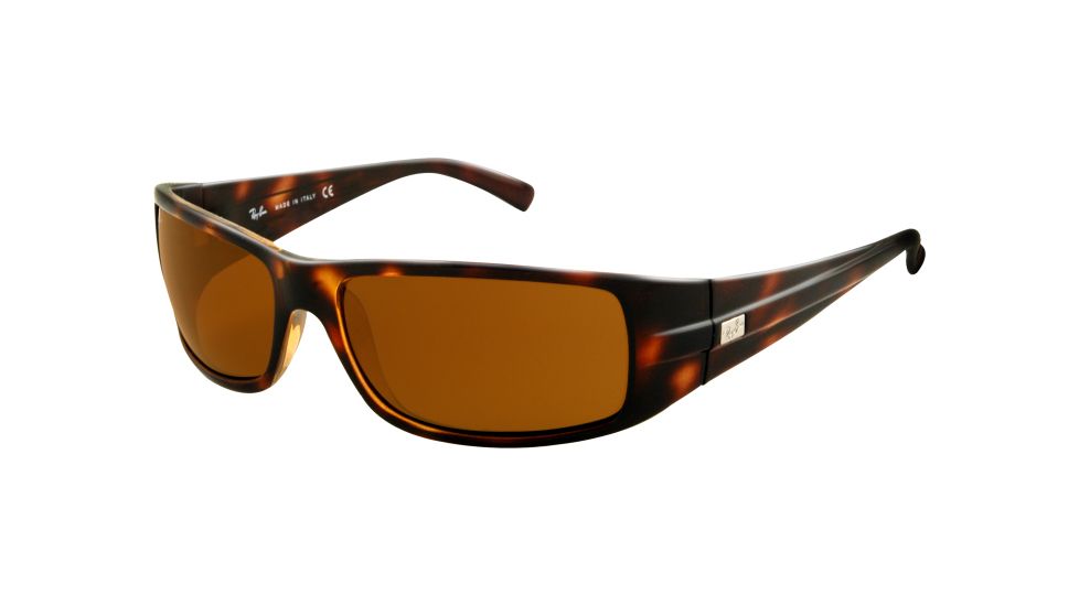 Ray-Ban RB 4057 Sunglasses, Havana Frame / Crystal Brown Lenses, 642-6116