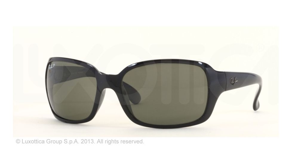 RayBan Highstreet RB4068 Sunglasses with No Line Progressive Rx Prescription Lenses RB4068-601-58-60 - Lens Diameter 60 mm, Lens Diameter 60 mm, Frame Color Black
