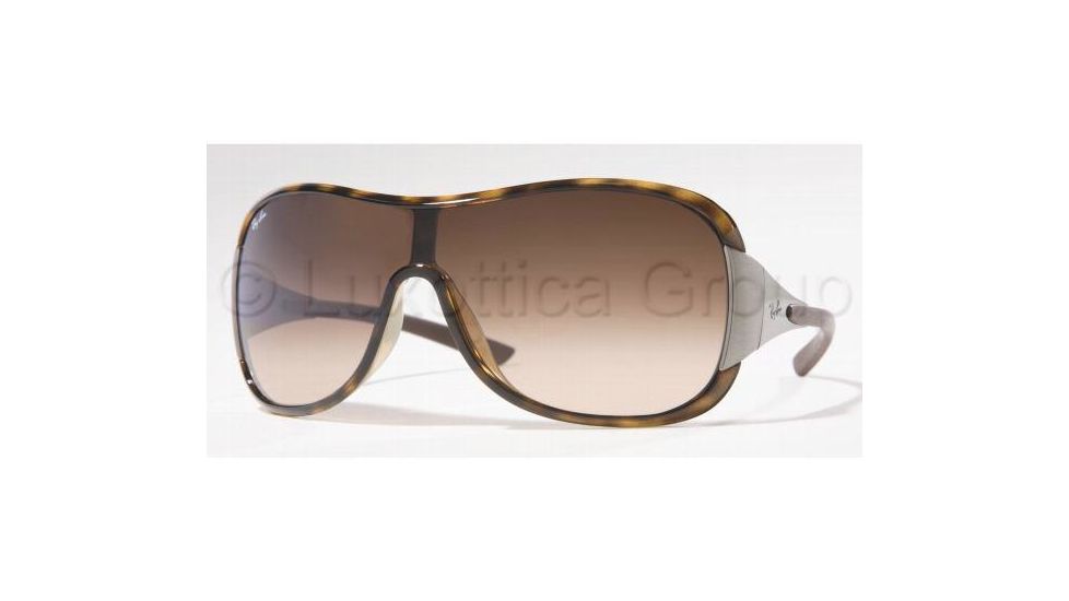 Ray-Ban RB 4091 Sunglasses Styles - Light Havana Frame / Brown Gradient Lenses, 710-13-0129