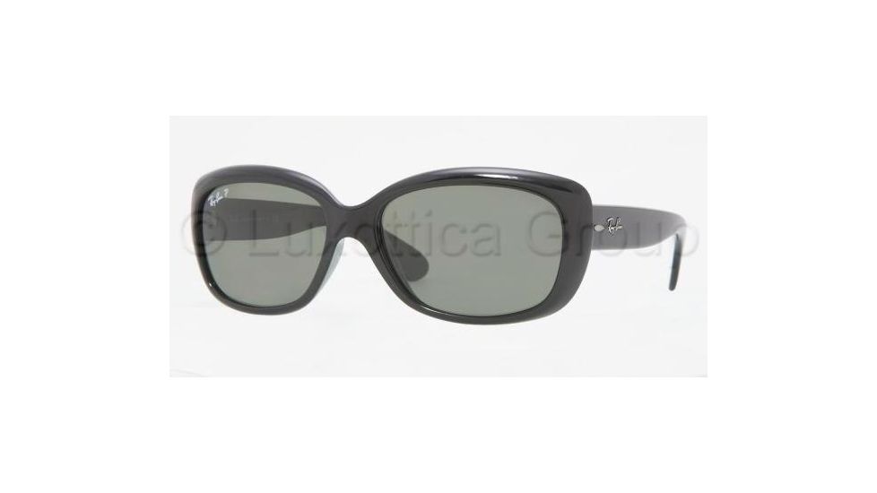 Ray-Ban Jackie OHH RB4101 Sunglasses with No-Line Progressive Rx Prescription Lenses RB4101-601-58-5817 - Lens Diameter: 58 mm, Frame Color: Black