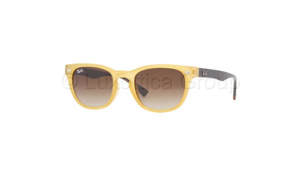Ray-Ban RB4140 Bifocal Sunglasses - Opal Yellow Frame / 49 mm Prescription Lenses, 768-51-4920