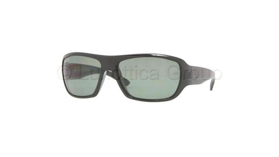 Ray-Ban RB 4150 Sunglasses Styles - Black Frame / Crystal Green Polarized Lenses, 601-58-6416