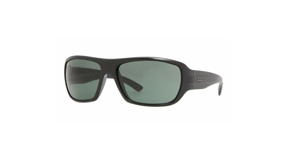 Ray-Ban RB 4150 Sunglasses Styles - Matte Black Frame / Crystal Green Lenses, 601S-6416