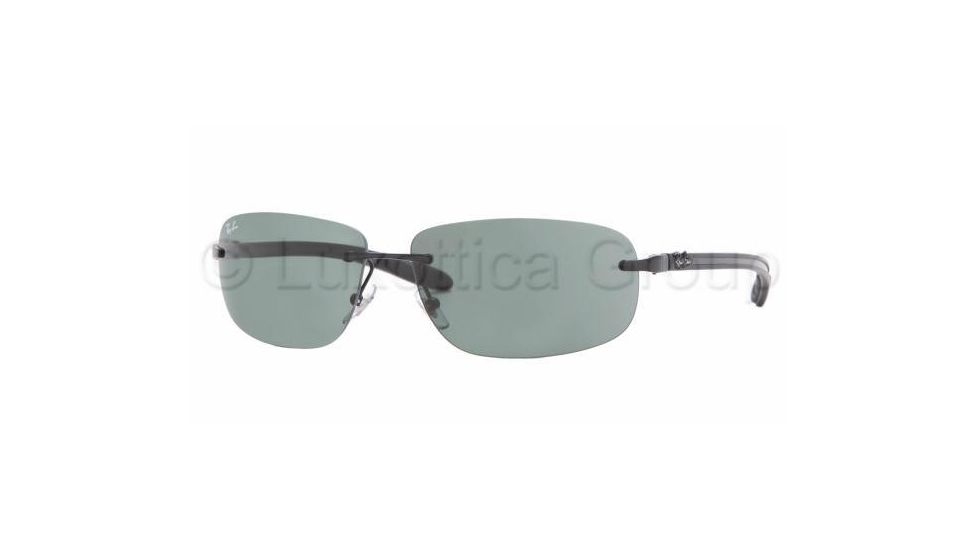 Ray-Ban RB 8303 Sunglasses Styles - Black Frame / Gray Green Lenses, 002-71-6113