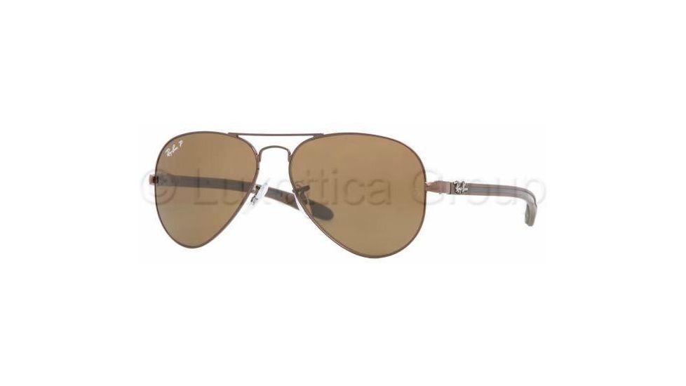 Ray-Ban RB8307 Progressive Prescription Sunglasses RB8307-014-N6-5814 - Lens Diameter: 58 mm, Frame Color: Brown