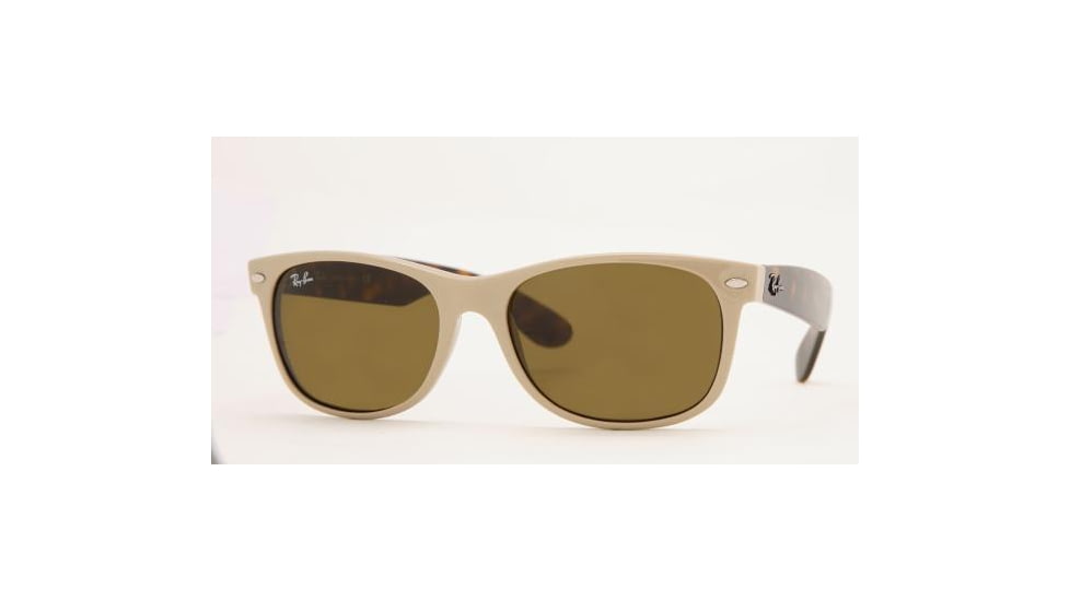 Ray-Ban RB2132 Bifocal Sunglasses Shiny Sand Frame / 52 mm Prescription Lenses, 721-5218