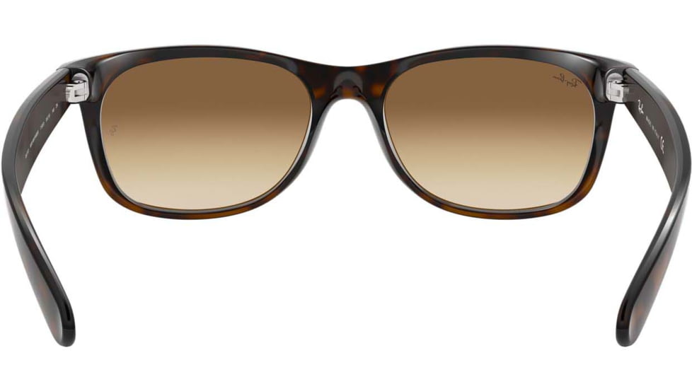 Ray-Ban RB2132 New Wayfarer Sunglasses, 52mm, Shiny Avana Frm, Brown Crystal Gradient Lenses, 710-51-5218
