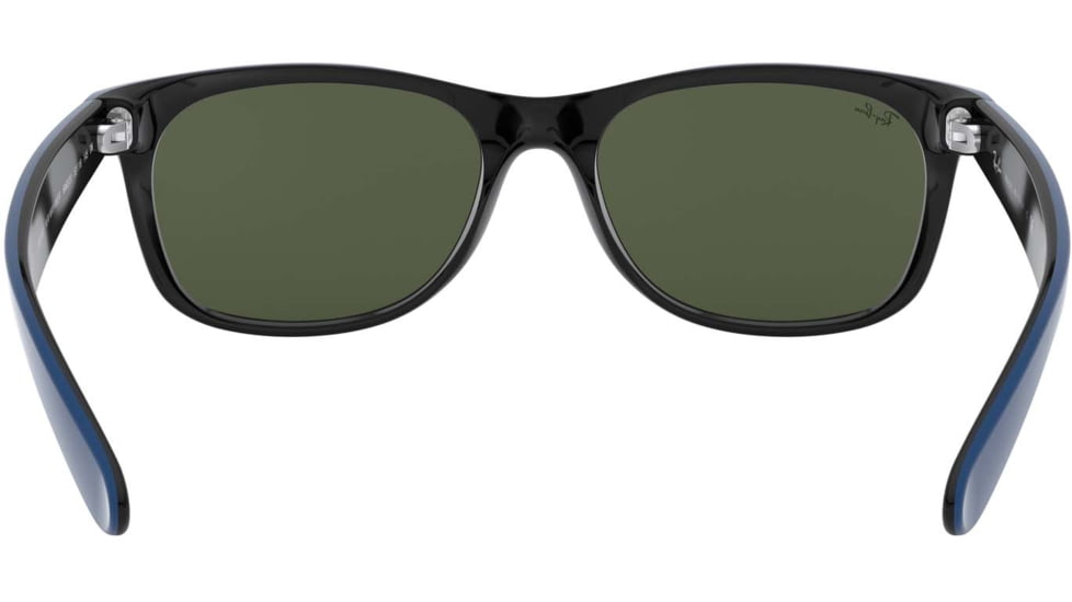 Ray-Ban RB2132 New Wayfarer Sunglasses, Green Lenses, 646331-55