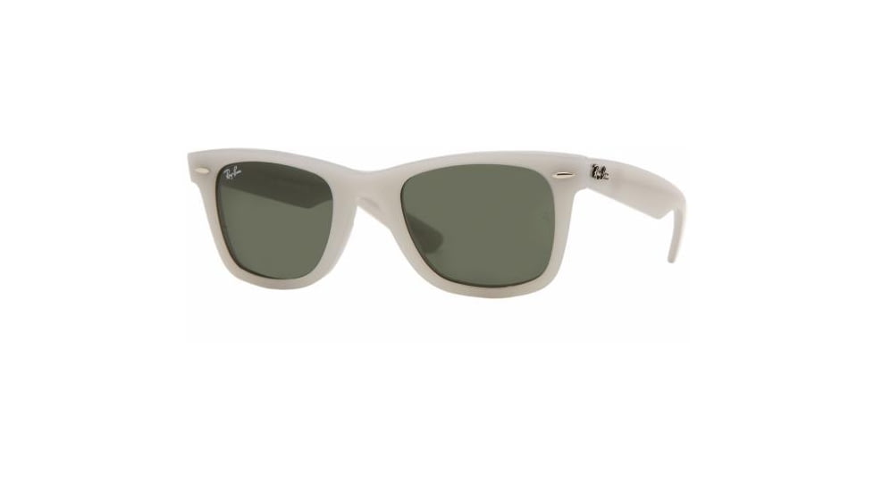 Ray-Ban Wayfarer Sunglasses, Opaline Gray w/ Crystal Green 961-5022