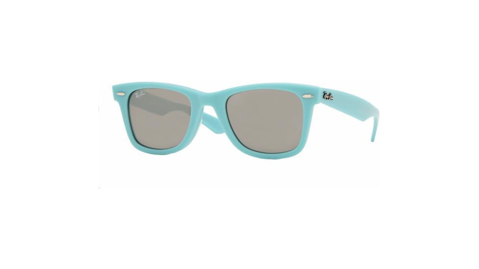 Ray-Ban Wayfarer Sunglasses w/ Dark Turquoise w/ Crystal Mirror Silver-Black 962-40-5022