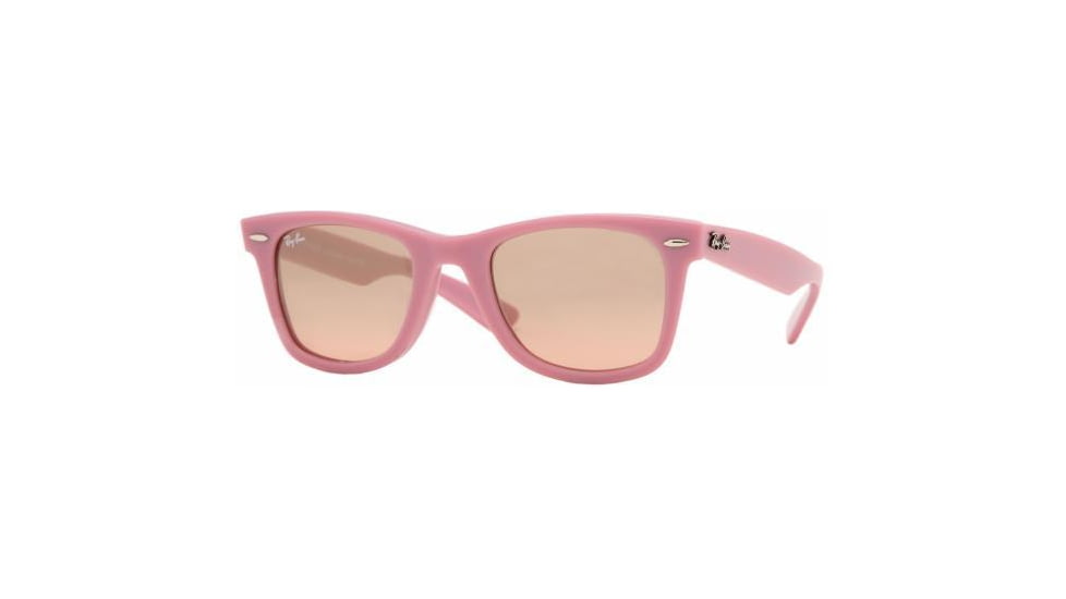Ray Ban Wayfarer Sunglasses, Dark Pink w/ Crystal Pink Mirror Silver 968 3E 5022