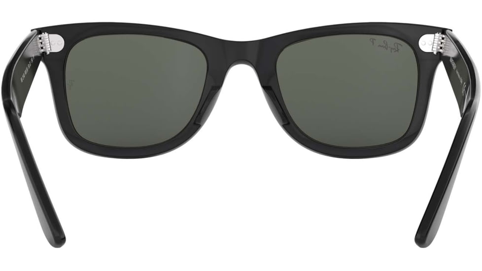 Ray-Ban RB2140 Original Wayfarer Sunglasses, Black Crystal Green Frame, Polarized 54mm Lens, 901-58-5418