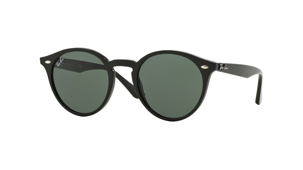 Ray-Ban RB2180 Sunglasses 601/71-49 - Black Frame, Grey Green Lenses