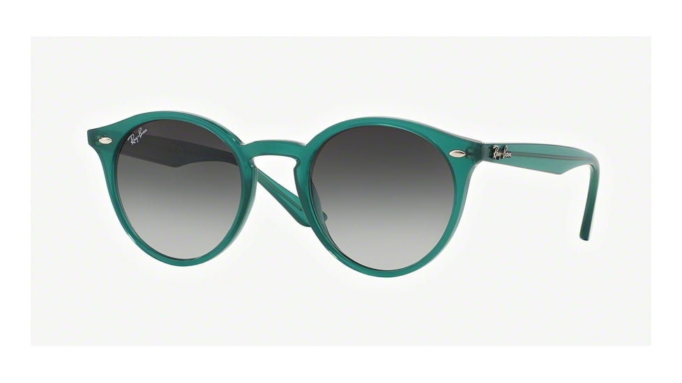 Ray-Ban RB2180 Sunglasses 61648G-49 - Green Frame, Grey Gradient Lenses