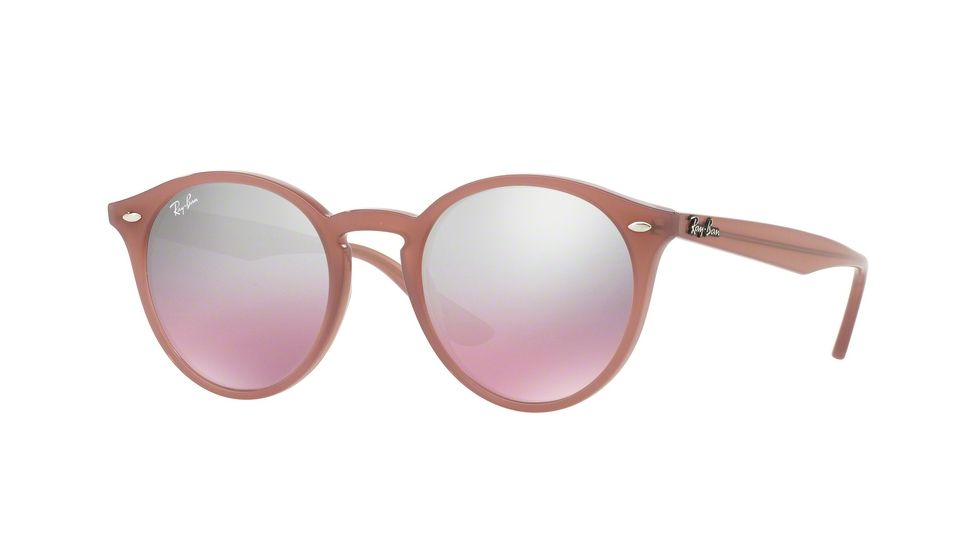 Ray-Ban RB2180 Sunglasses 62297E-51 - Opal Antique Pink Frame, Pink Mirror Silver Grad. Lenses