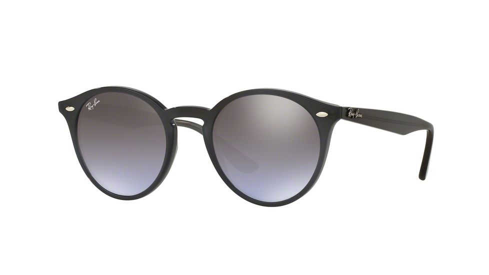 Ray-Ban RB2180 Sunglasses 623094-51 - Opal Grey Frame, Violet Grad Brown Mirror Silve Lenses