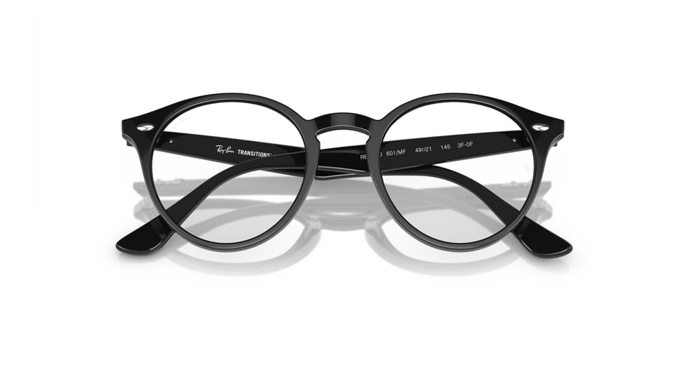Ray-Ban RB2180 Sunglasses, Black Frame, Photo Clear To Sapphire Quarz Lens, 49, RB2180-601-MF-49