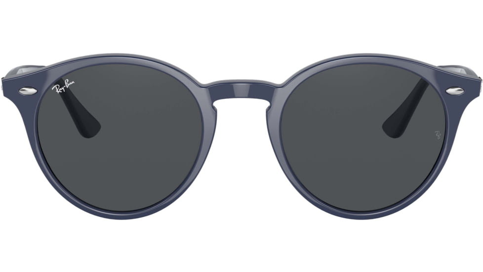 Ray-Ban RB2180 Sunglasses, Dark Grey Lenses, Blue, 51, RB2180-657687-51