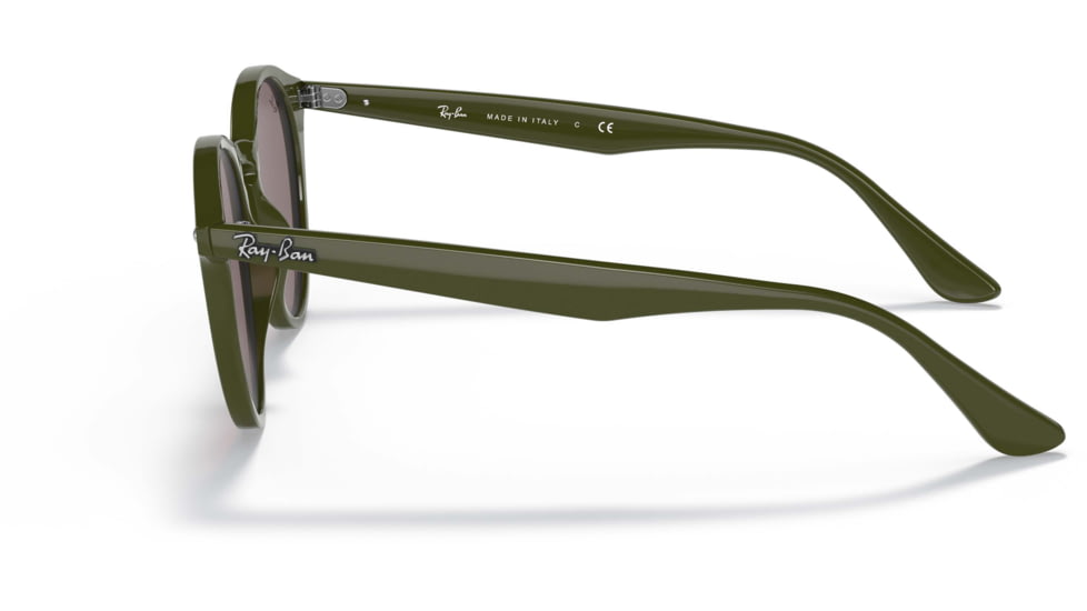 Ray-Ban RB2180 Sunglasses, Violet Lenses, Military Green, 51, RB2180-65757N-51